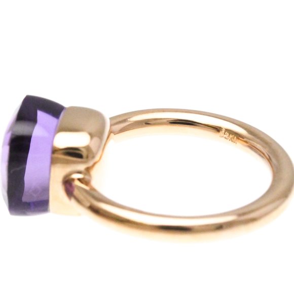 Pomellato Nudo Ring Amethyst Pink Gold (18K) Fashion Amethyst Band Ring Pink ... - Picture 6 of 9